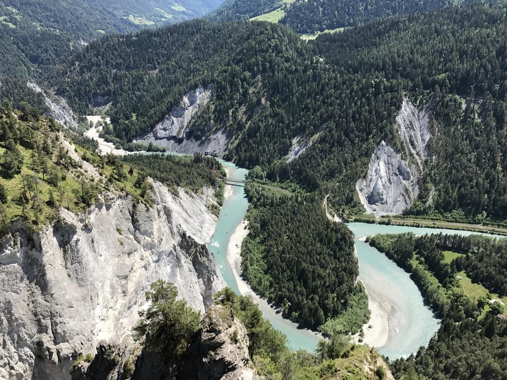 Ferienwohnung Laax Mit Traumblick, Grossem Balkon Und Terrasse Экстерьер фото