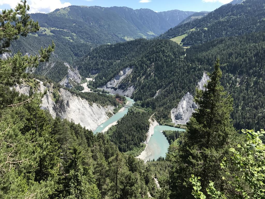 Ferienwohnung Laax Mit Traumblick, Grossem Balkon Und Terrasse Экстерьер фото