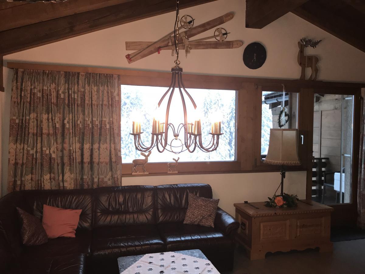 Ferienwohnung Laax Mit Traumblick, Grossem Balkon Und Terrasse Экстерьер фото