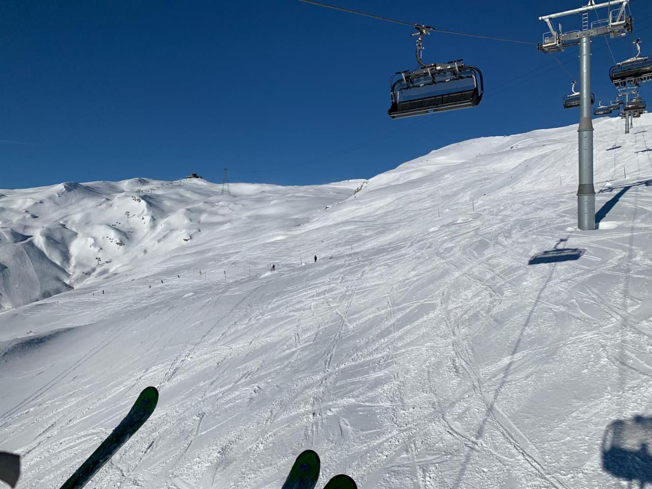 Ferienwohnung Laax Mit Traumblick, Grossem Balkon Und Terrasse Экстерьер фото